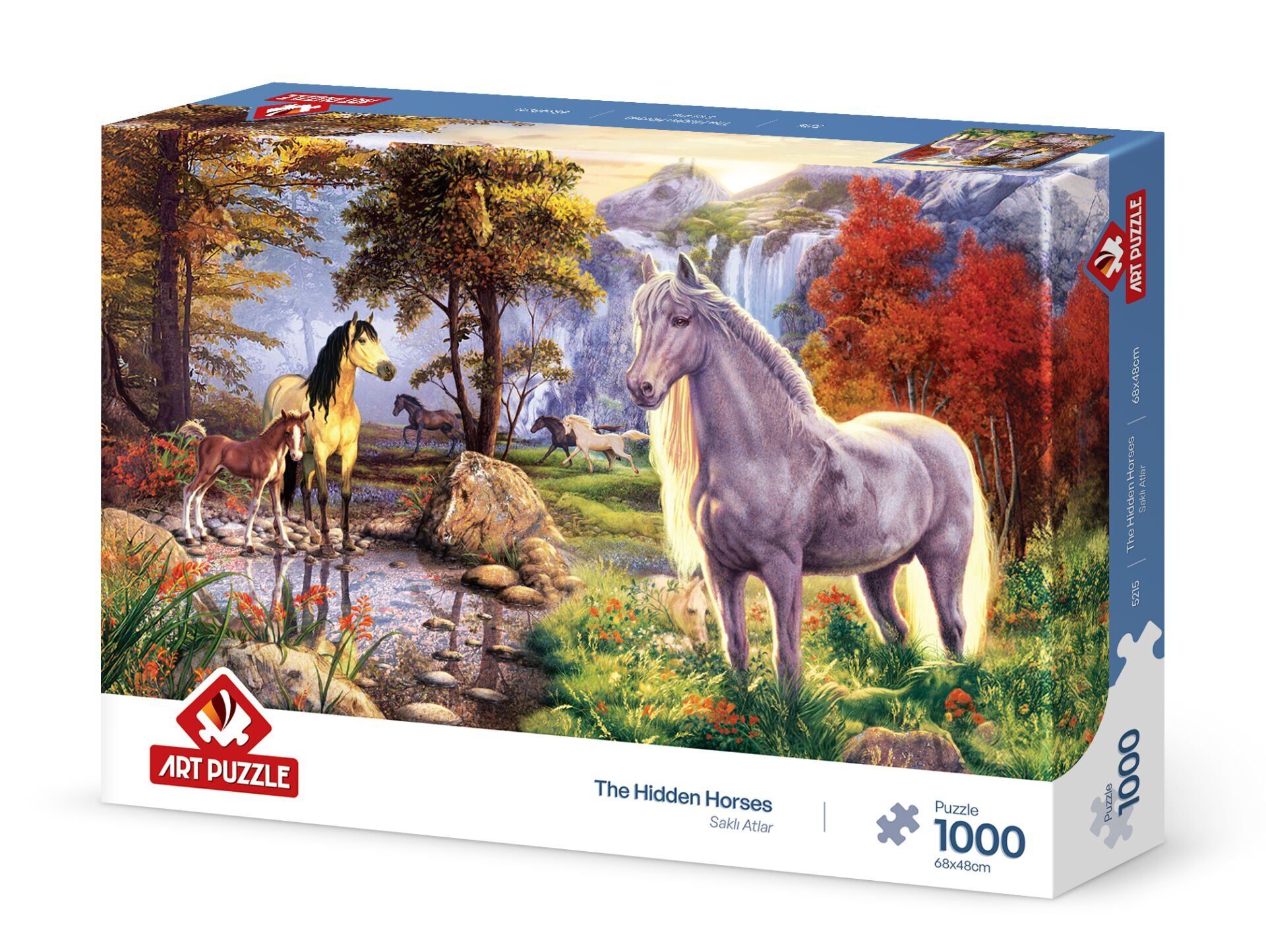Art Puzzle Saklı Atlar 1000 Parça Puzzle