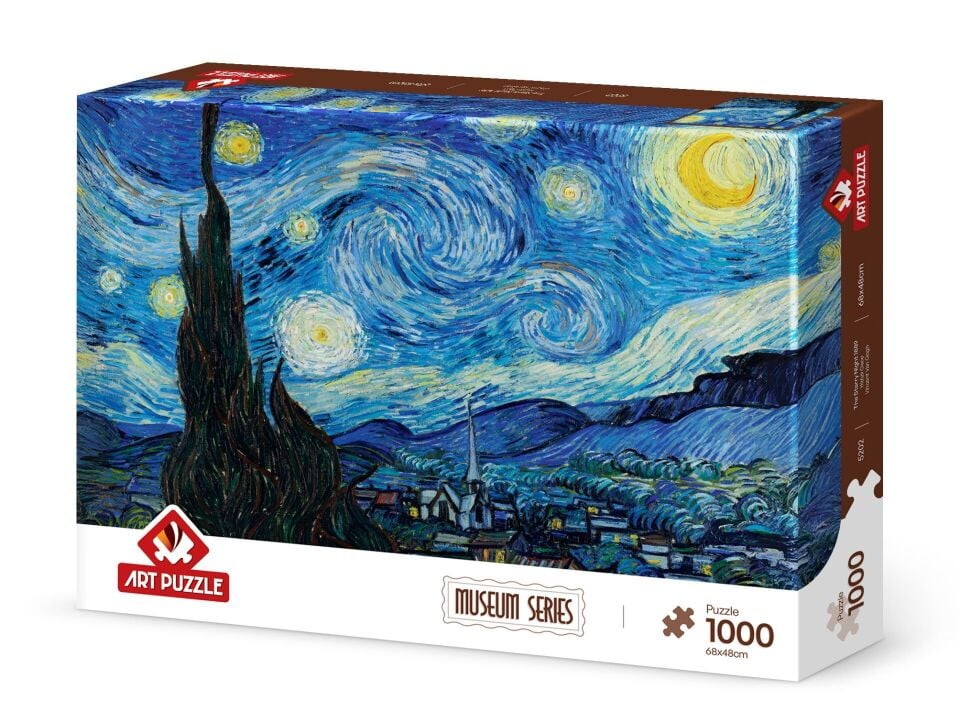 Art Puzzle Yıldızlı Gece, 1889 1000 Parça Puzzle