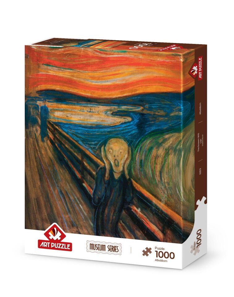 Art Puzzle Çığlık, 1893 1000 Parça Puzzle - Puzzlesepeti