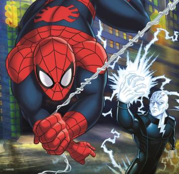 Trefl Puzzle Spidermans's World 3'lü 20+36+50 Parça Yapboz