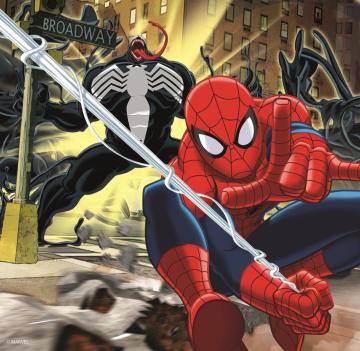 Trefl Puzzle Spidermans's World 3'lü 20+36+50 Parça Yapboz