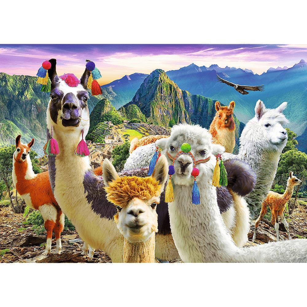 Trefl Puzzle Llamas In The Mountaıns 500 Parça Puzzle