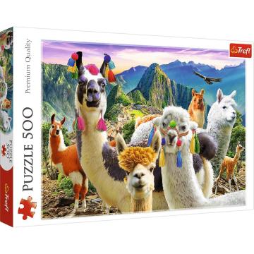 Trefl Puzzle Llamas In The Mountaıns 500 Parça Puzzle