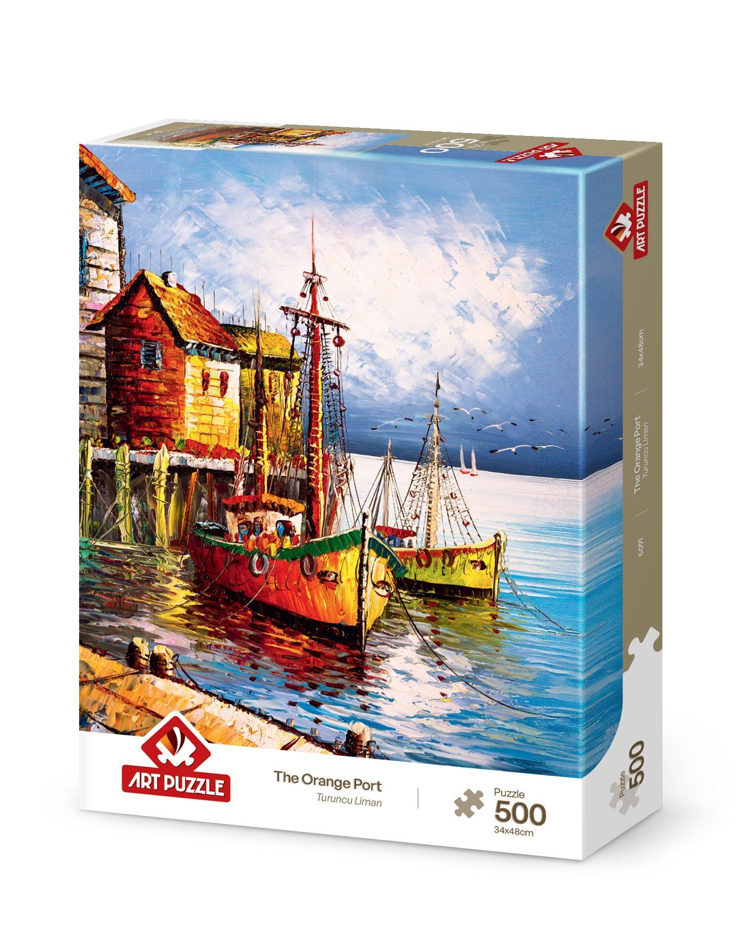 Art Puzzle Turuncu Liman 500 Parça Puzzle