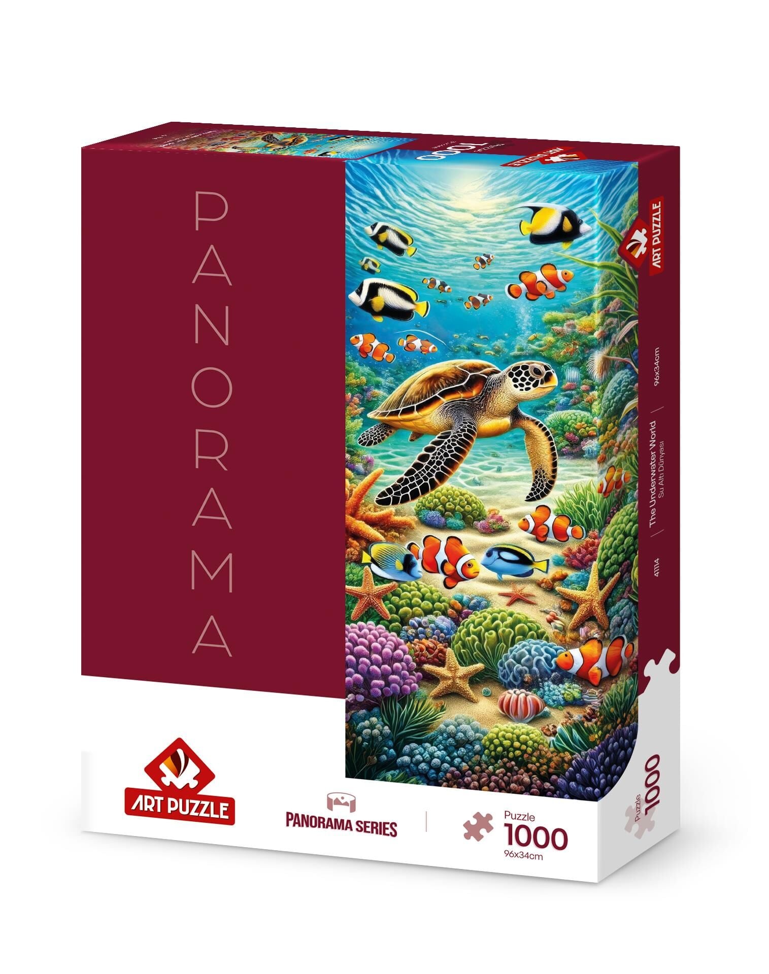 Art Puzzle Su Altı Dünyası 1000 Parça Panorama Puzzle