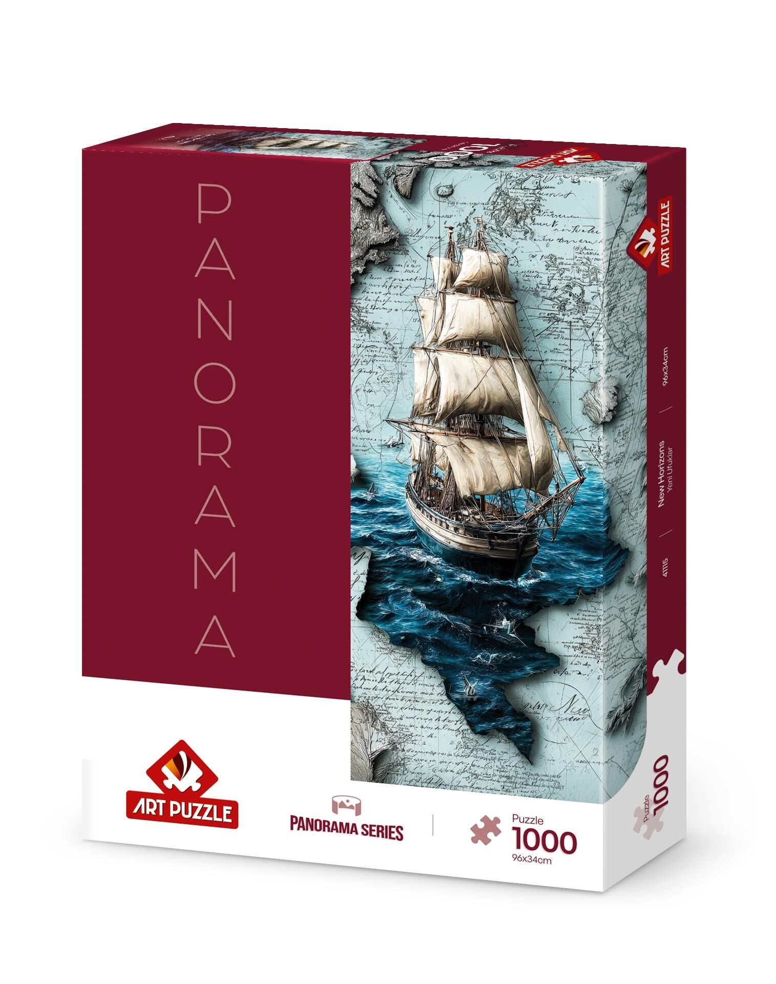 Art Puzzle Yeni Ufuklar 1000 Parça Panorama Puzzle