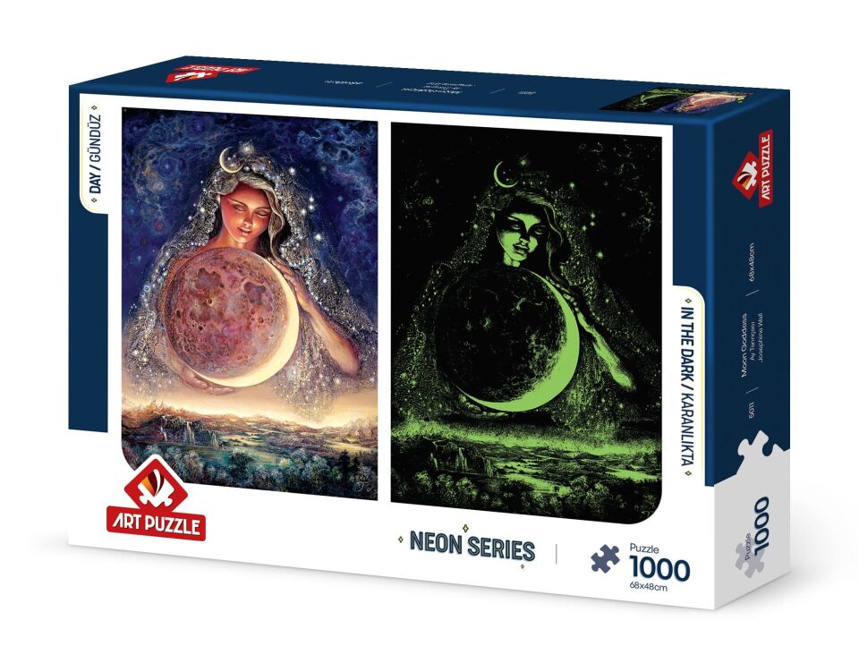 Art Puzzle Ay Tanrıçası 1000 Parça Neon Puzzle - Puzzlesepeti