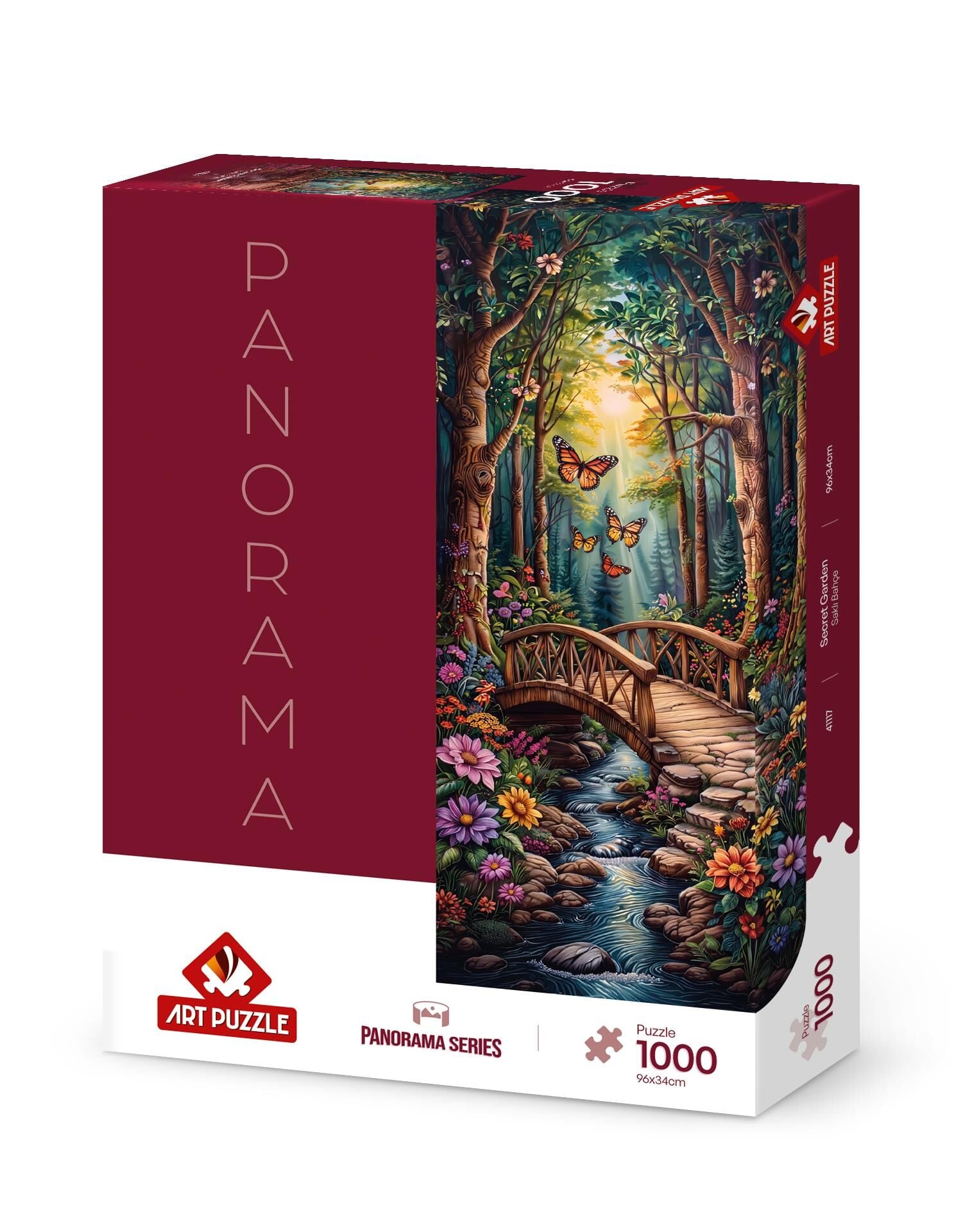 Art Puzzle Saklı Bahçe 1000 Parça Panorama Puzzle