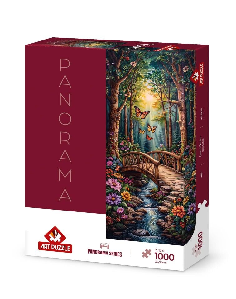 Art Puzzle Saklı Bahçe 1000 Parça Panorama Puzzle