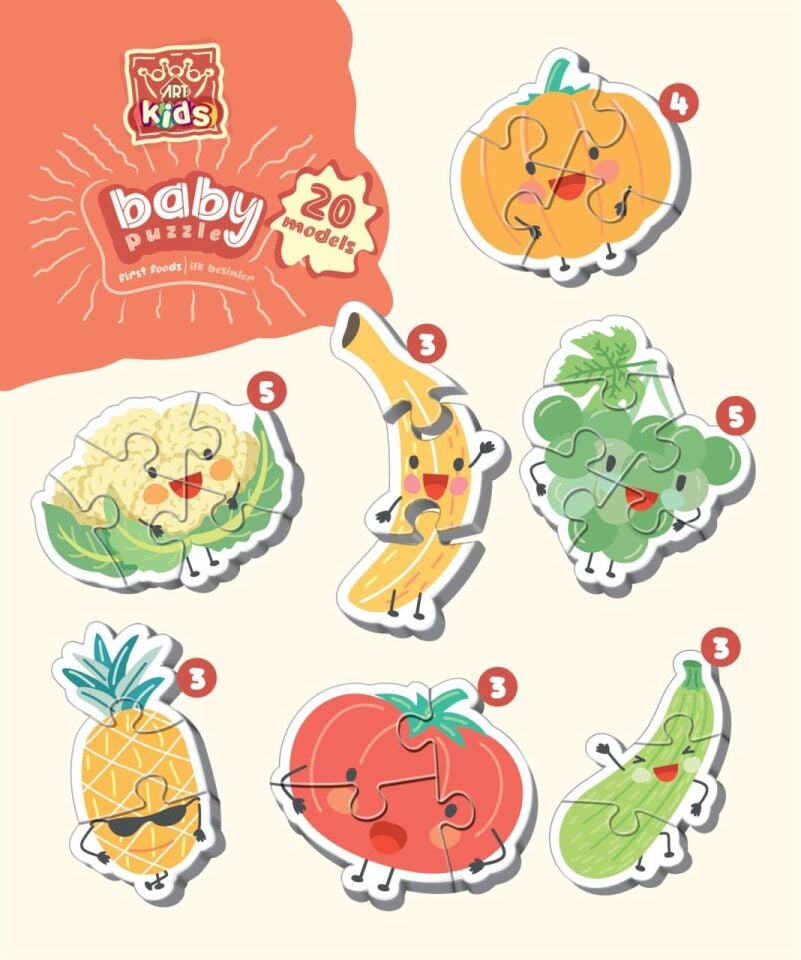 Art Kids İlk Besinler Baby Puzzle