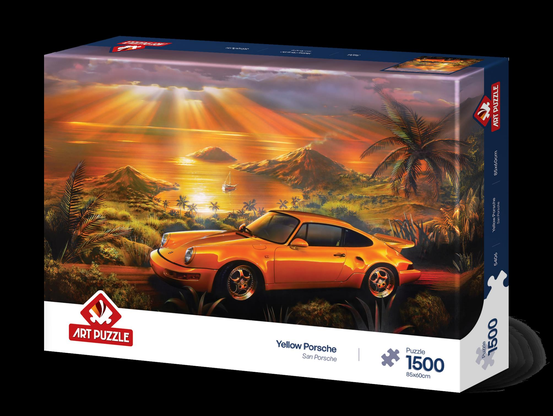 Art Puzzle Sarı Porsche 1500 Parça Puzzle