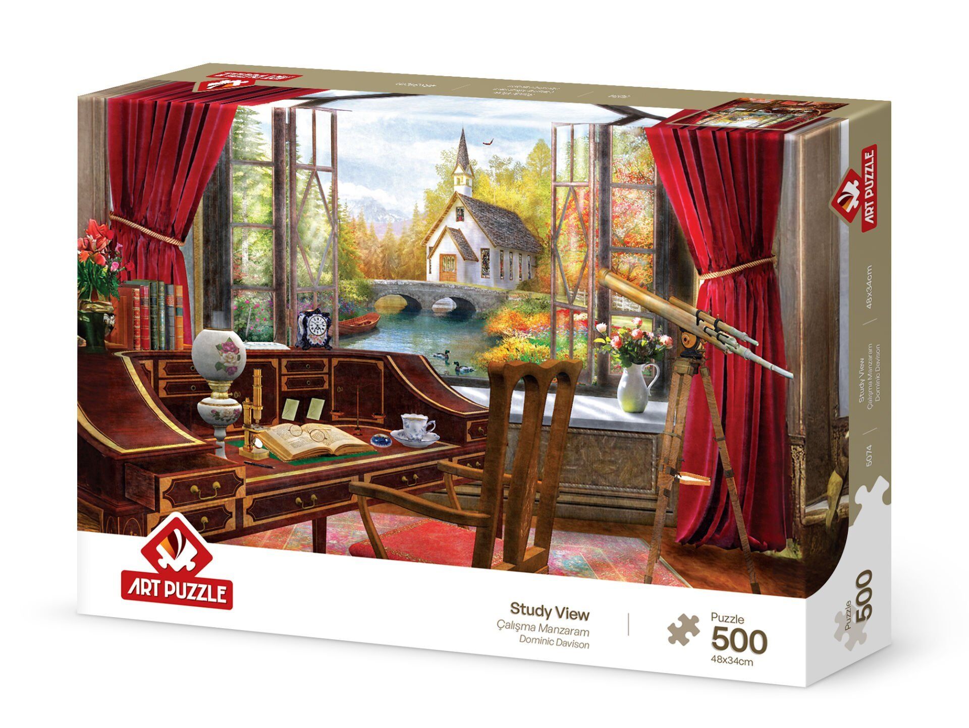 Art Puzzle Çalışma Manzaram 500 Parça Puzzle