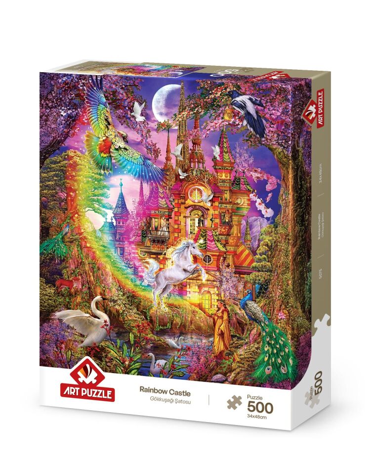 Art Puzzle Gökkuşağı Şatosu 500 Parça Puzzle - Puzzlesepeti