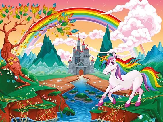 Art Kids Gökkuşağı Pony 100 Parça Ahşap Puzzle