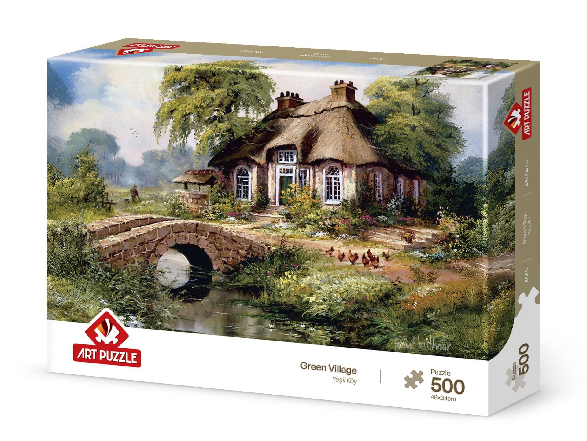 Art Puzzle Yeşil Köy 500 Parça Puzzle