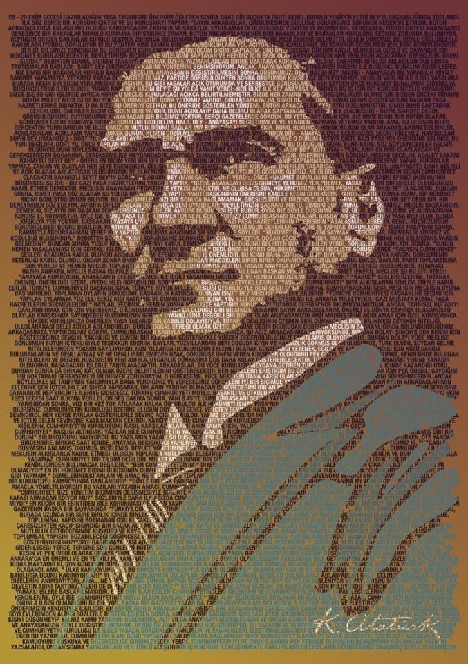 Art Puzzle Atatürk ve Nutuk 1000 Parça Puzzle