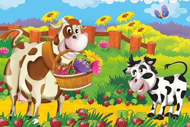 Art Kids Romantik İnek 25 Parça Ahşap Puzzle