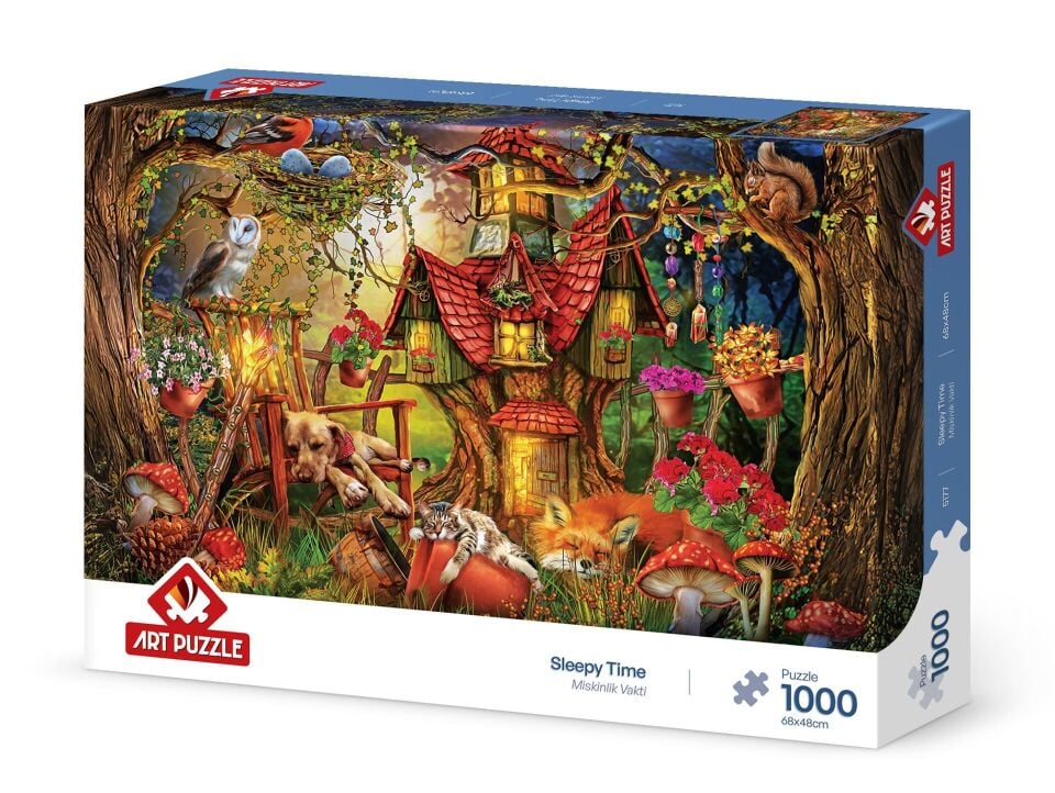 Art Puzzle Miskinlik Vakti 1000 Parça Puzzle