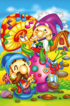 Art Kids Şarkıcı Elfler 16 Ahşap Parça Puzzle