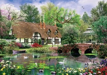 Art Puzzle Nilüfer Çiçekleri 1000 Parça Puzzle