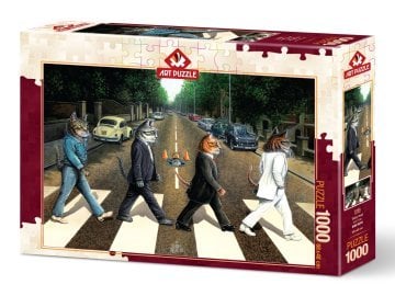 Art Puzzle Kedi Yolu 1000 Parça Puzzle