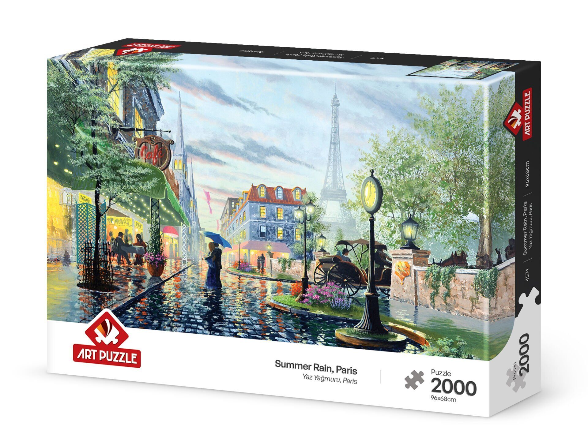 Art Puzzle Yaz Yağmuru, Paris 2000 Parça Puzzle - Puzzlesepeti