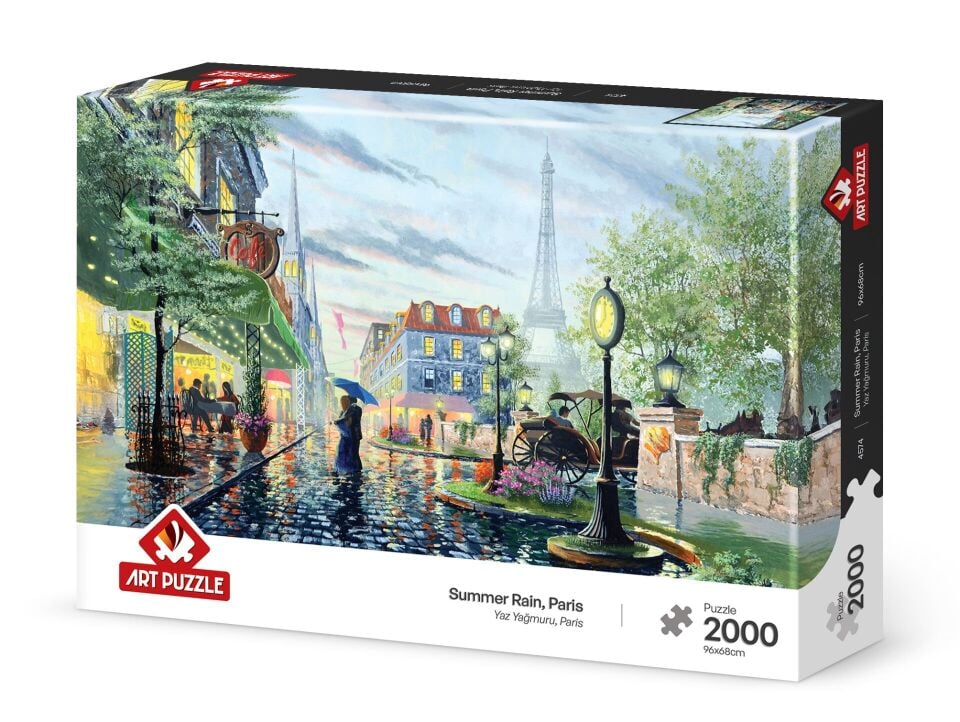 Art Puzzle Yaz Yağmuru, Paris 2000 Parça Puzzle