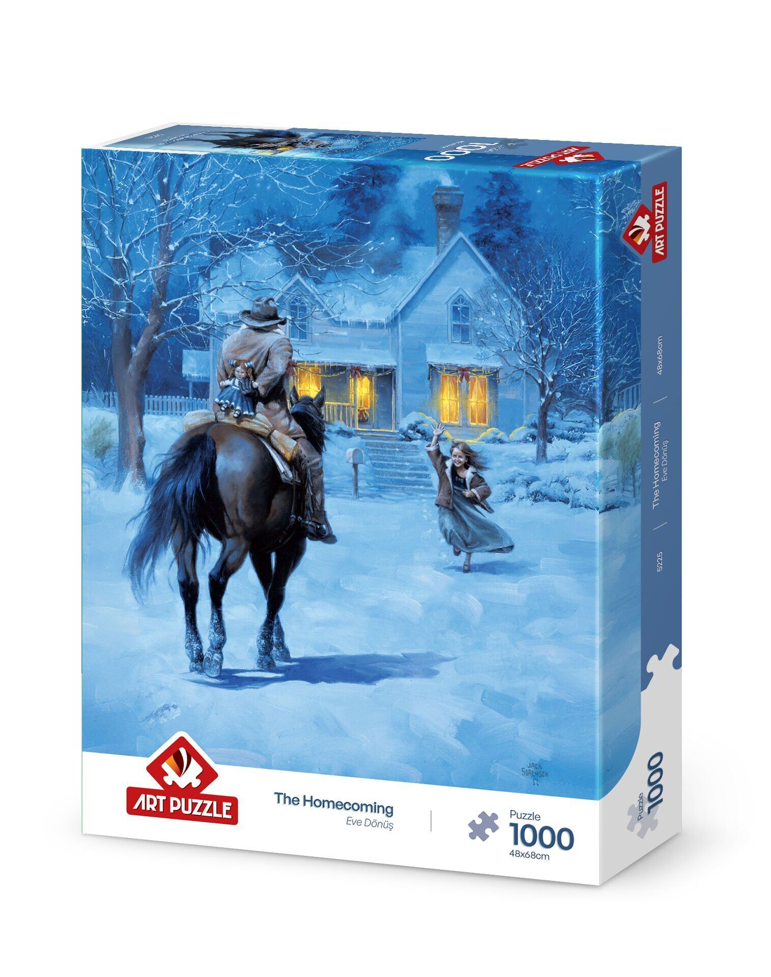 Art Puzzle Eve Dönüş 1000 Parça Puzzle