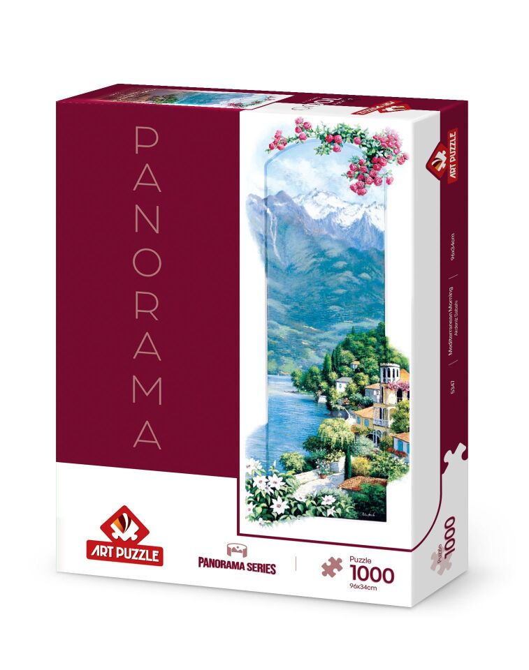 Art Puzzle Akdeniz Sabahı 1000 Parça Panorama Puzz - Puzzlesepeti