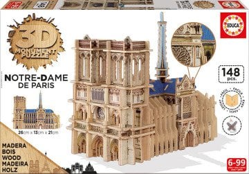 Educa Puzzle Notre Dame De Paris 148 Parça Ahşap Maket Puzzle