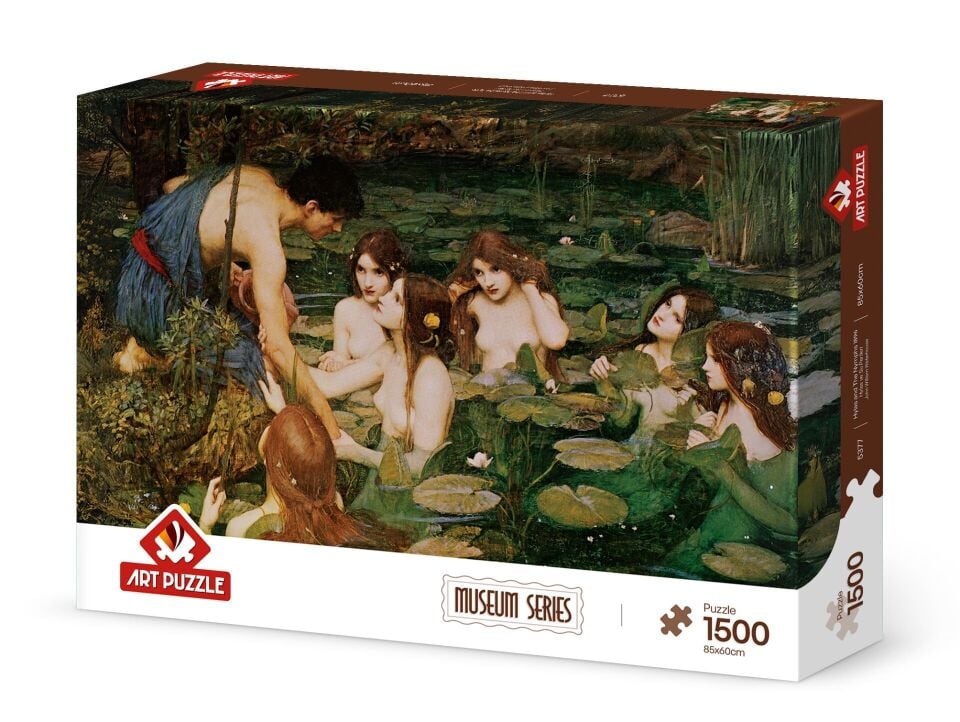 Art Puzzle Hylas ve Su Perileri,1896 1500 Parça Pu