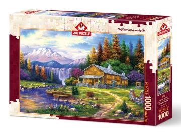 Art Puzzle Dağlarda Günbatımı 1000 Parça Puzzle