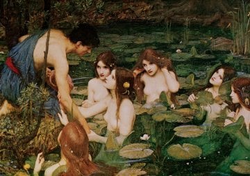 Art Puzzle Hylas ve Su Perileri,1896 1500 Parça Pu