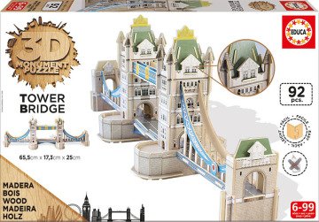 Educa Puzzle Tower Bridge Monument 92 Parça Maket Puzzle
