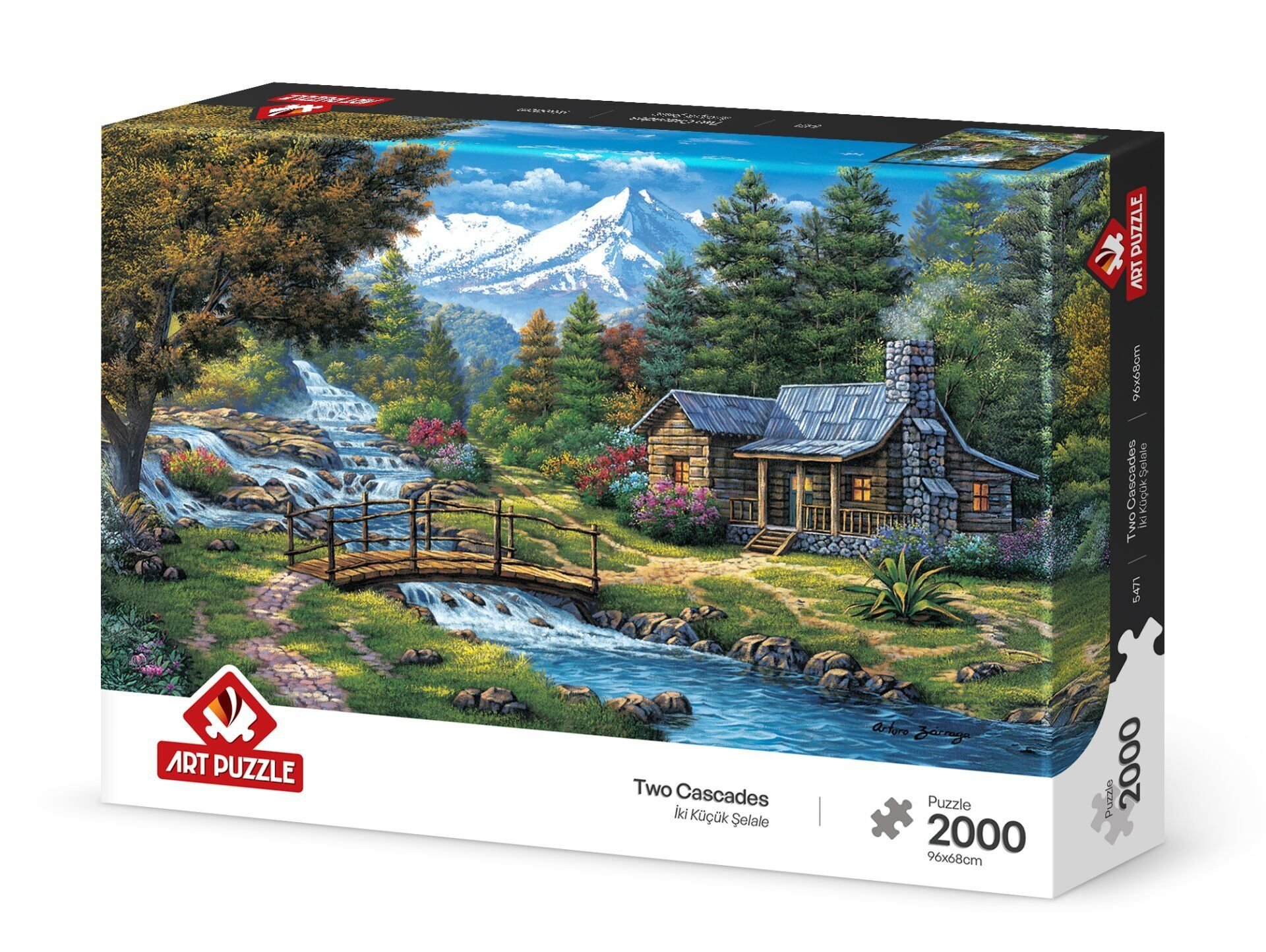 Art Puzzle İki Küçük Şelale 2000 Parça Puzzle