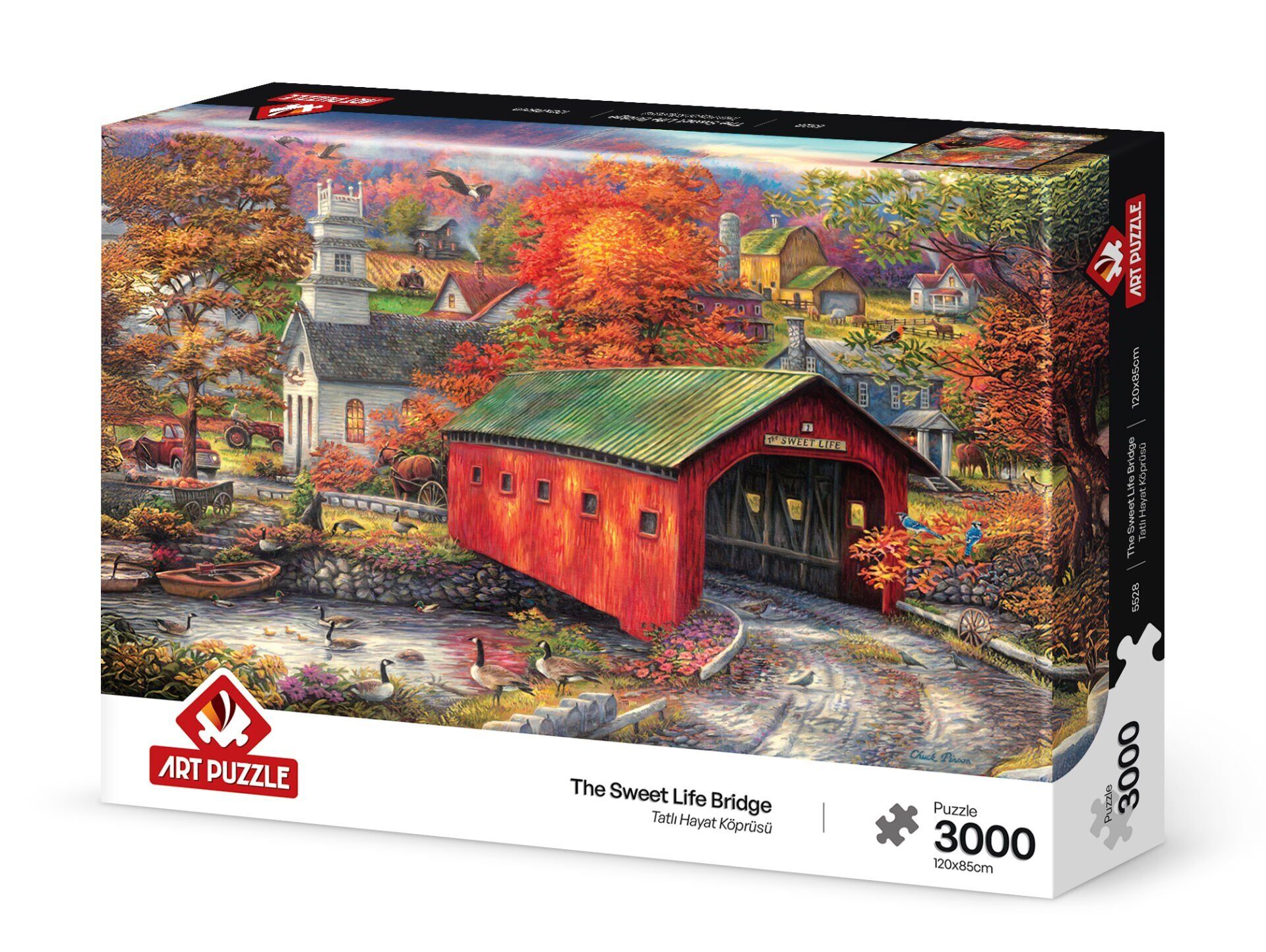 Art Puzzle Tatlı Hayat Köprüsü 3000 Parça Puzzle