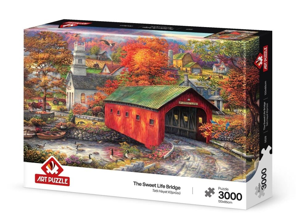 Art Puzzle Tatlı Hayat Köprüsü 3000 Parça Puzzle