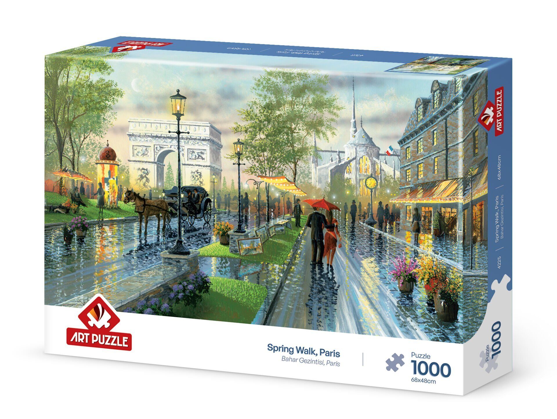 Art Puzzle Bahar Gezintisi, Paris 1000 Parça Puzzle