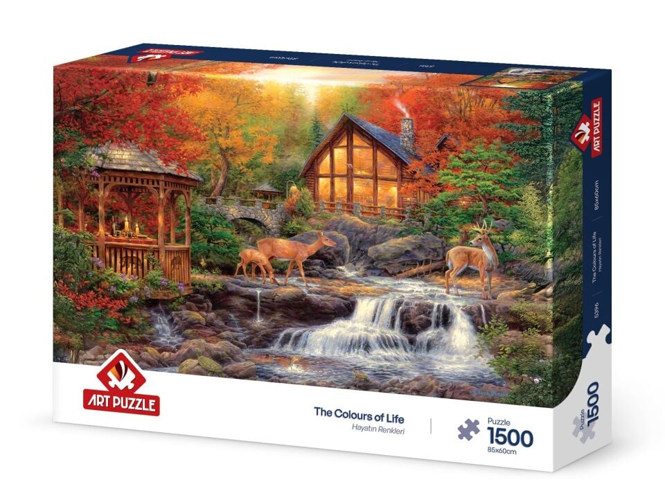 Art Puzzle Hayatın Renkleri 1500 Parça Puzzle