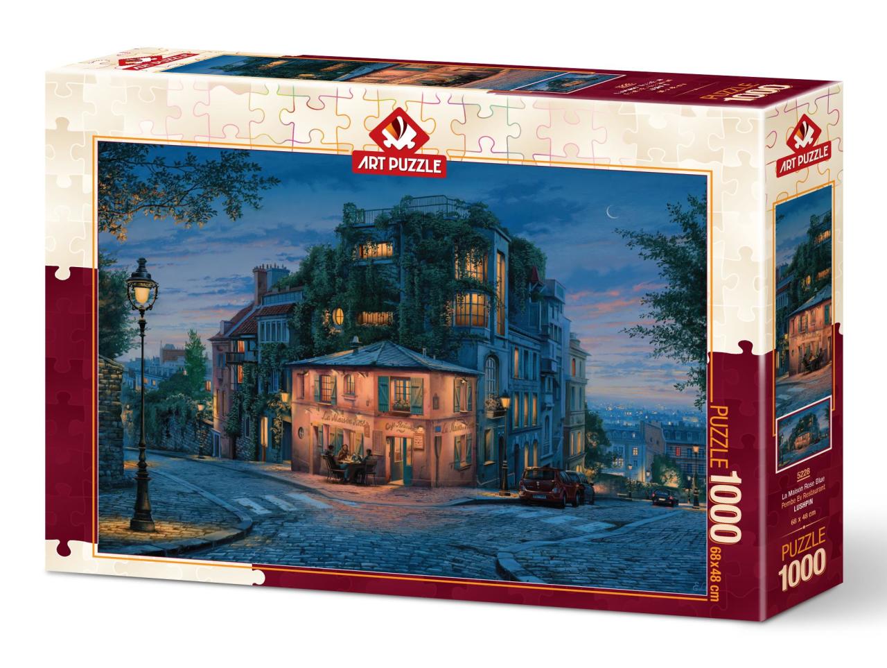 Art Puzzle Pembe Ev 1000 Parça Puzzle