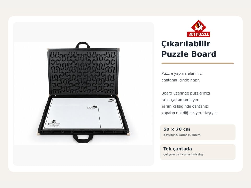 Art Puzzle Çantası
