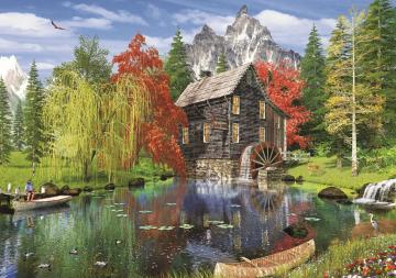 Art Puzzle Değirmen Kenarında Balık Avı Parça 1500 Parça Puzzle