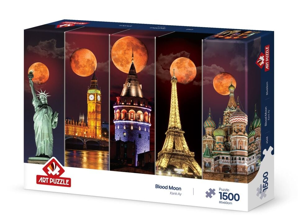 Art Puzzle Kanlı Ay 1500 Parça Puzzle