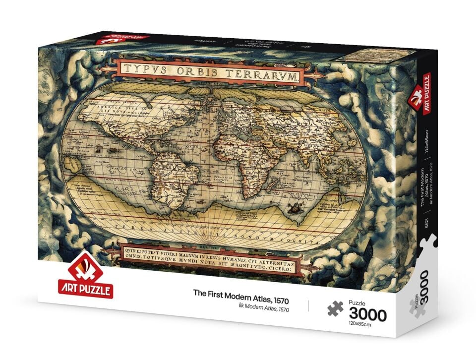Art Puzzle İlk Modern Atlas,1570 3000 Parça Puzzle