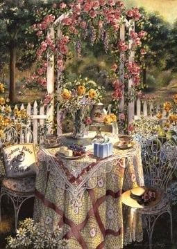 Art Puzzle Beş Çayı Parça Gül 1000 Parça Kokulu Puzzle