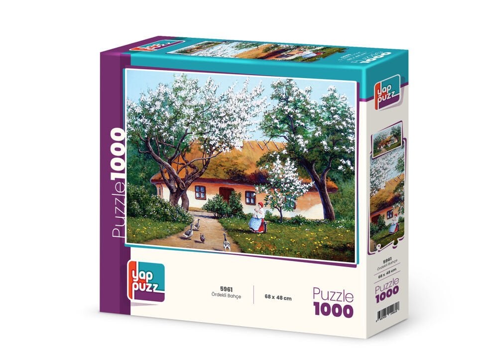 Yappuzz Ördekli Bahçe 1000 Parça Puzzle