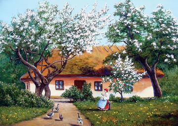 Yappuzz Ördekli Bahçe 1000 Parça Puzzle