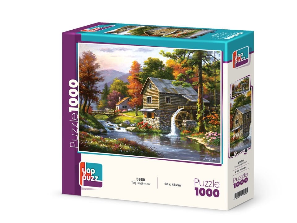 Yappuzz Taş Değirmeni 1000 Parça Puzzle