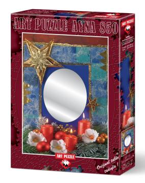 Art Puzzle Mum Işığında Mutluluk 850 Parça Ayna Puzzle