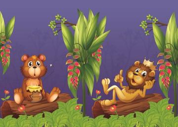 Art Puzzle Orman Dostları 2'li 12+24 Parça Yapboz
